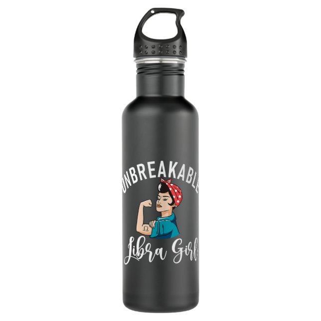 Astronomy Lover Unbreakable Libra Girl Astronomy M 710 Ml Water Bottle (Front)