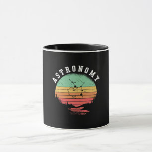 Astronomy Lovers Retro Space Stars Universe Planet Mug