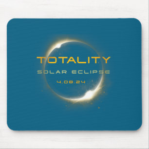 Astronomy Lovers Total Solar Eclipse 2024 Totality Mouse Pad