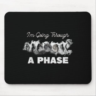 Astronomy lunar eclipse going through a phase moon mouse pad