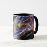 Astronomy & Nebula Veil, Hubble / Galaxy Mug<br><div class="desc">Coffee Mug: Mesmerizing Astronomy gifts for outer space fans,  night sky watchers and dreamers with the Hubble & Nebula Veil (credit to Nasa). You can easily personalized text / name.</div>