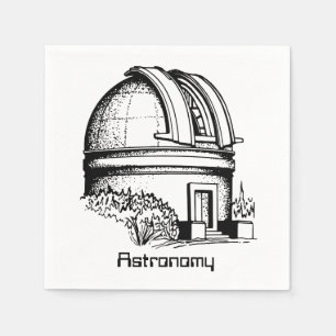 Astronomy Observatory Napkin