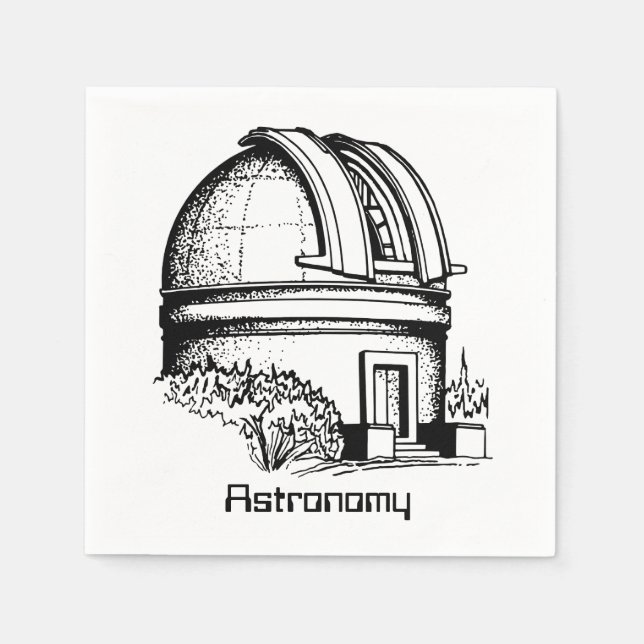 Astronomy Observatory Napkin (Front)