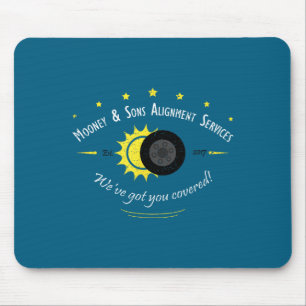 Astronomy Science Fans Solar Eclipse Artwork Mouse Pad