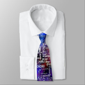 Astronomy Science Nebula Tie