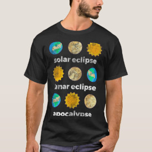 Astronomy science solar eclipse lunar eclipseAstro T-Shirt