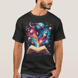 Astronomy Space Lover Books T-Shirt