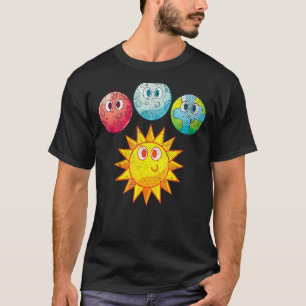 Astronomy Space Science Astronomer Galaxy Cute Pla T-Shirt