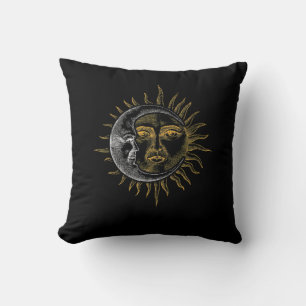 Astronomy Stars Sun Moon Planets Astronaut Throw Pillow