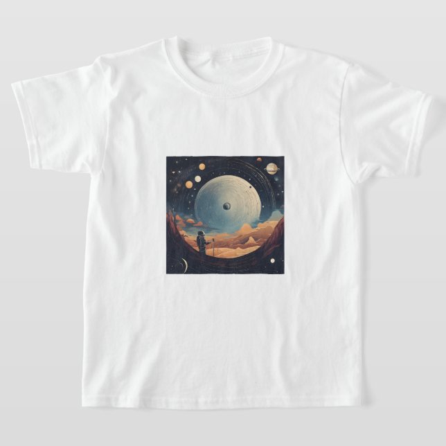 astronomy t-shirt  (Laydown)
