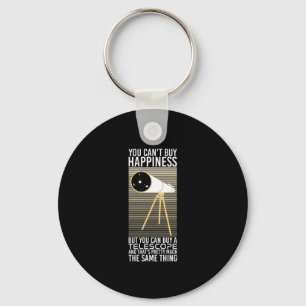 Astronomy Telescope Gift Keychain