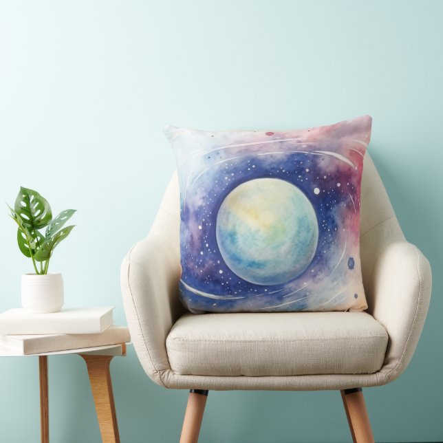  Astronomy universe nebula.  Throw Pillow (Chair)