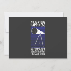 Astronomy -  You Can't Buy Happiness Invitation
