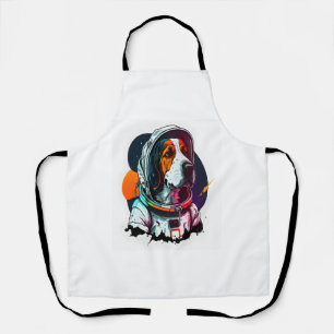 Astronout Dog Mascot 3 Apron