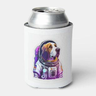 Astronout Dog Mascot  Can Cooler