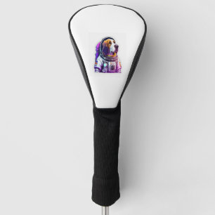 Astronout Dog Mascot  Golf Head Cover