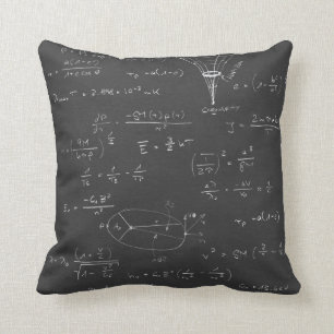 Astrophysics diagrams and formulas throw pillow