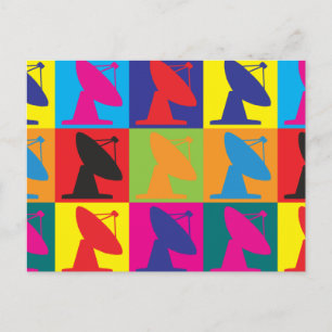 Astrophysics Pop Art Postcard