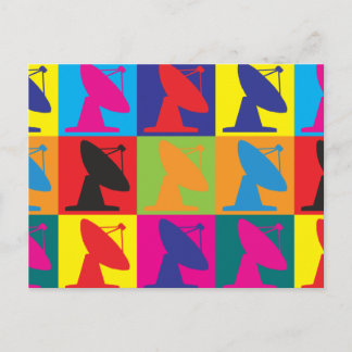 Astrophysics Pop Art Postcard