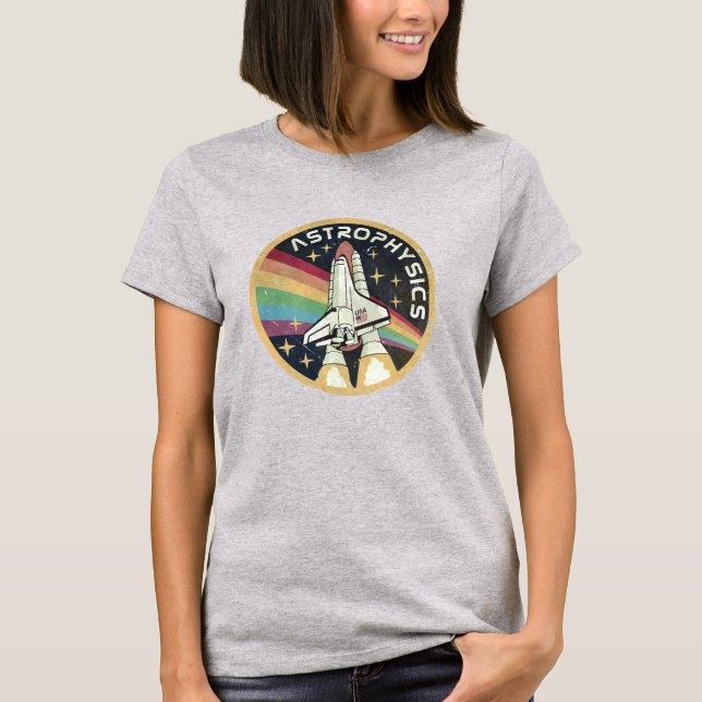 Astrophysics Vintage Emblem V02 T-Shirt (Front)