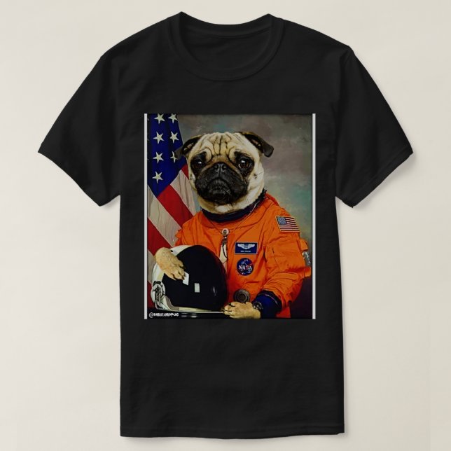 Astropug T-Shirt (Design Front)