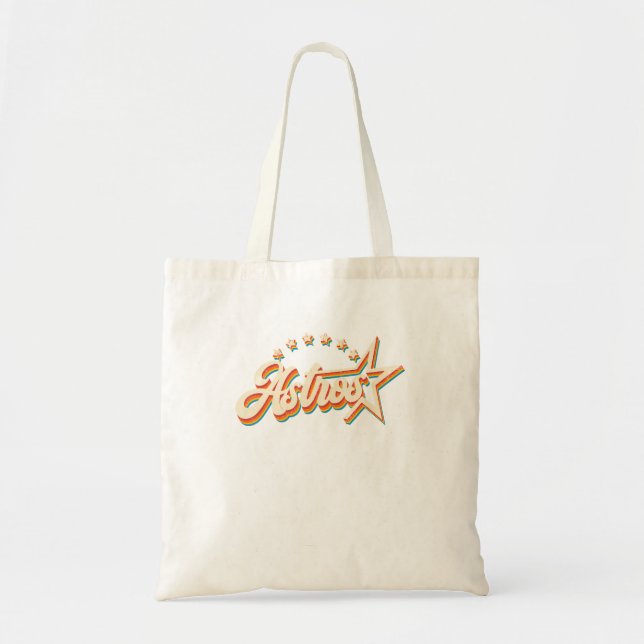 Astros Retro Style 70S 80S First Tote Bag (Front)