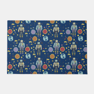 Astrounaut Space Man Colourful Doormat