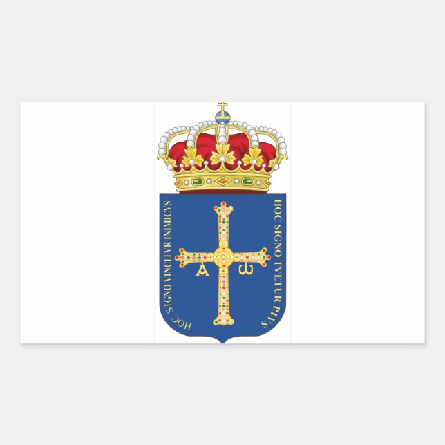 Asturias Coat of Arms (Spain) Sticker (Front)