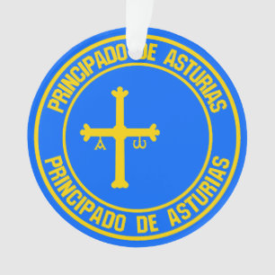 Asturias Round Emblem Ornament