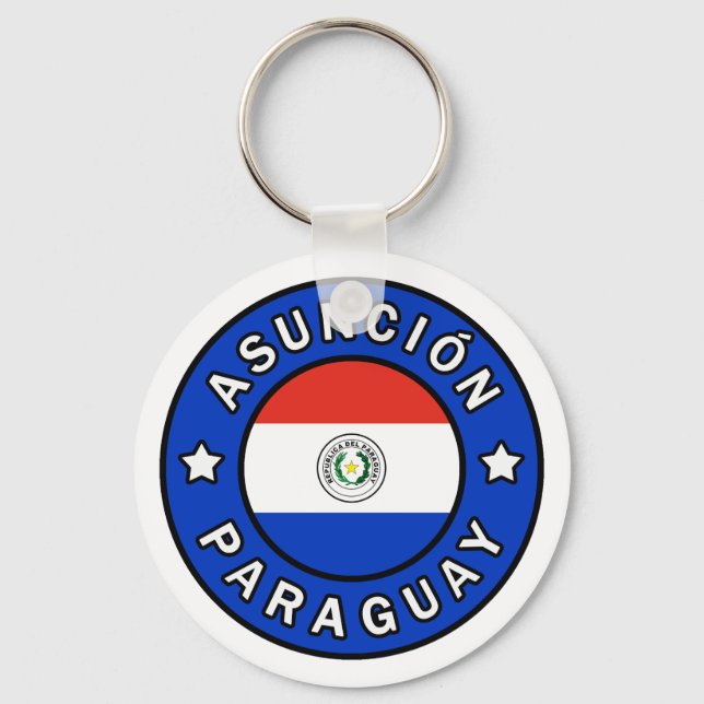 Asunción Paraguay Keychain (Front)