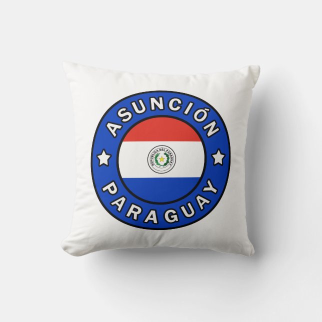 Asunción Paraguay Throw Pillow (Front)