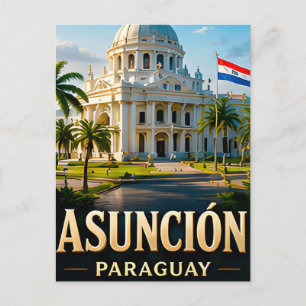📍 Asuncion Paraguay Travel Keepsake Postcard