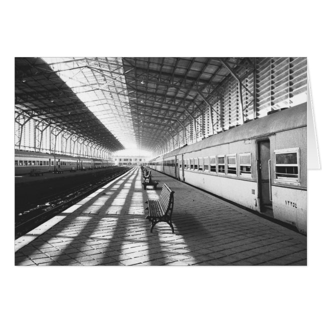 Aswan Egypt, Interior of Aswan Dam Train Station (Front Horizontal)