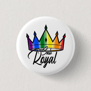 Asylum Fight Club Sub Royal Button