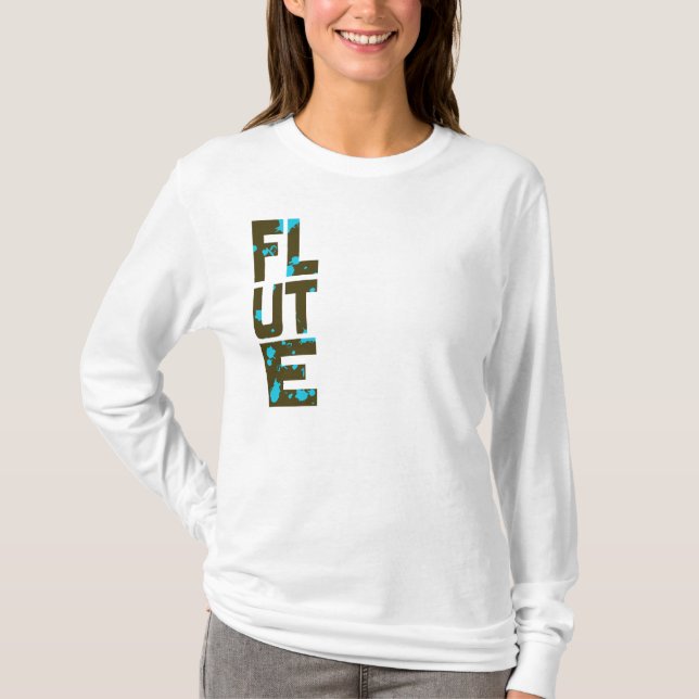 Asymetrical Flute T-Shirt (Front)