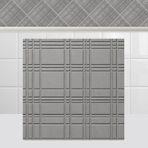 Asymmetric Industrial Titanium Linear Metal Grid Tile