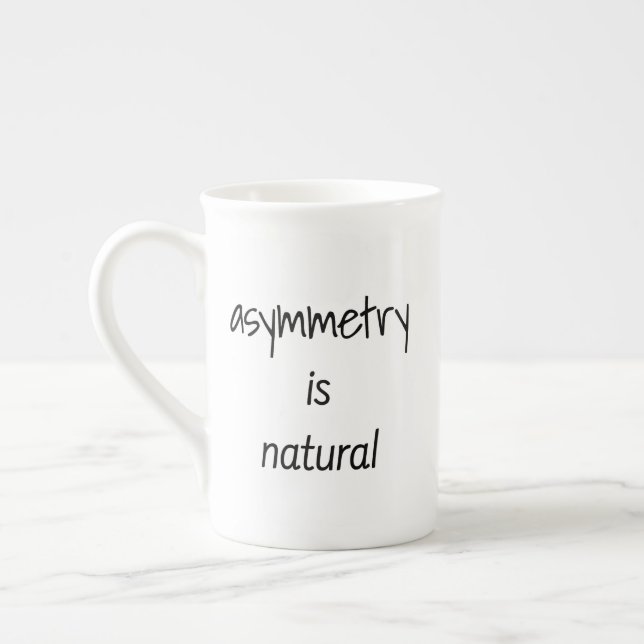 Asymmetry Is Natural Specialty Mug (Left)