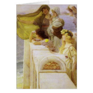 At Aphrodite's Cradle by Sir Lawrence Alma Tadema