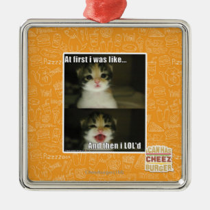 At first I was like Metal Ornament