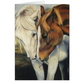 "At First Sight" equine card