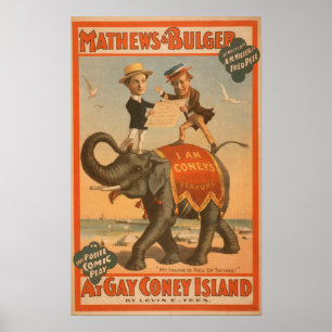"At gay Coney Island" Musical Comedy Poster #3