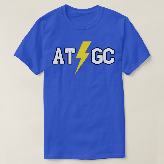 AT GC biotechnology dna strand genetic gift presen T-Shirt (Design Front)