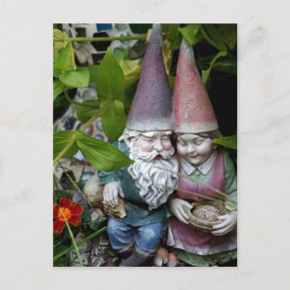 At Gnome in the Garden Postcard