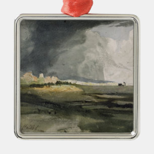 At Hailsham, Sussex: A Storm Approaching, 1821 (w/ Metal Ornament