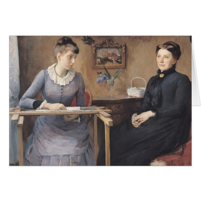 At Home or Intimacy, 1885 (Front Horizontal)