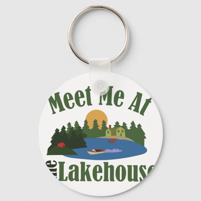 At Lake House Keychain (Front)
