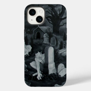 At night on the cemetery - Devil Case-Mate iPhone 14 Case