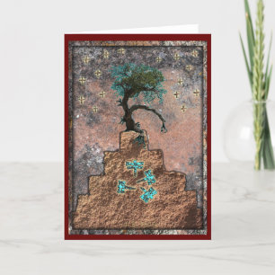 AT NIGHT THE DRAGONFLIES PLAY ON THE MOUNTAIN TOP THANK YOU CARD