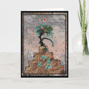 AT NIGHT THE DRAGONFLIES PLAY ON THE MOUNTAIN TOP THANK YOU CARD