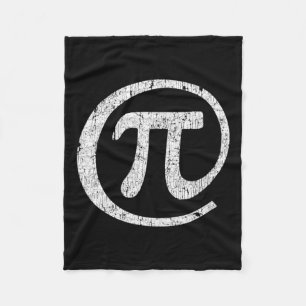 At Pi Symbol @ Math Geek Pi Day  Fleece Blanket